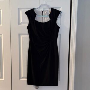 Calvin Klein Black Cap Sleeve Mini Dress